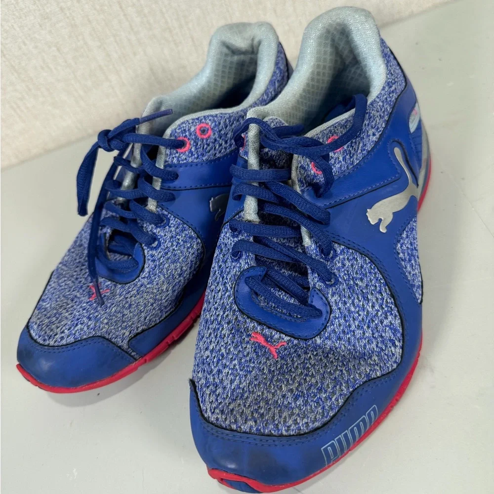 Puma 10 Cell 1.0 Womens Archtec Sport Lifestyle Running Shoes US‎ 8.5 Blue Pink